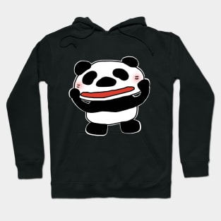 funny panda is feeling shy Hoodie
